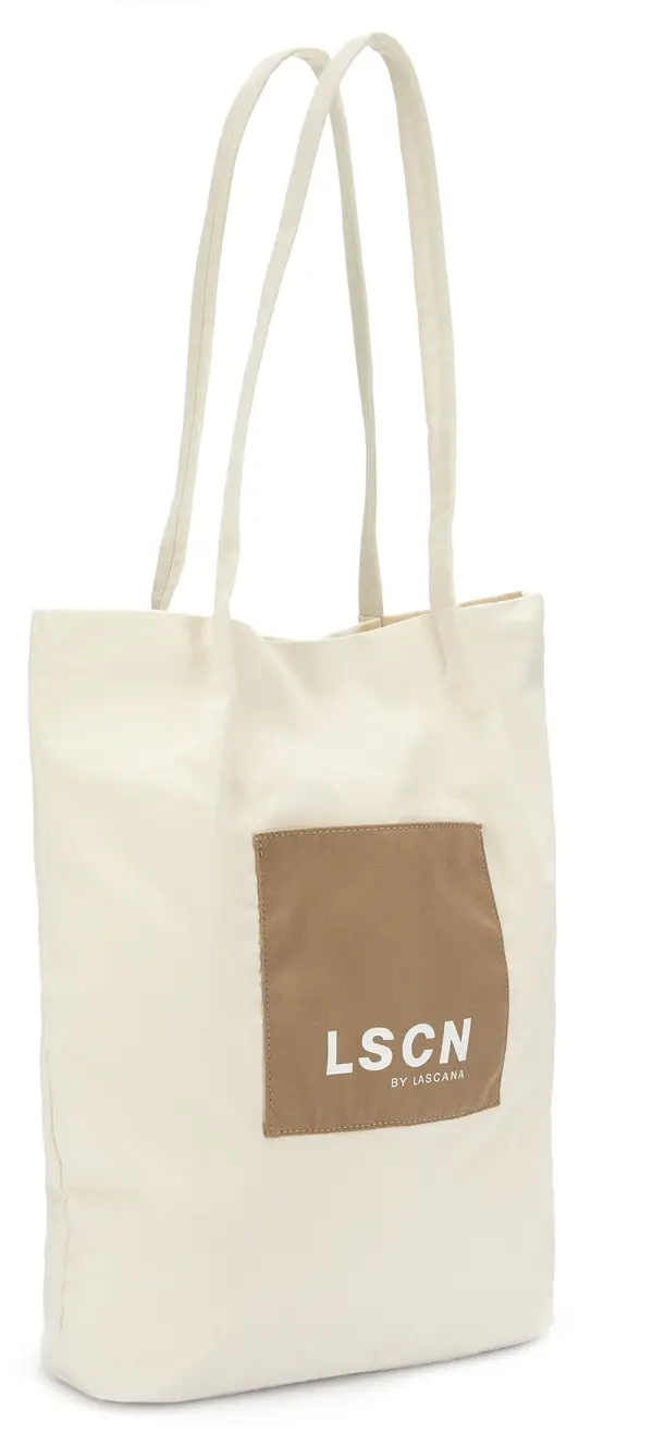 LSCN by LASCANA LSCN by LASCANA Shopper torba  boja pijeska / tamno bež / bijela