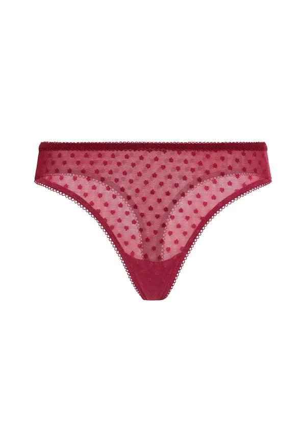 LSCN by LASCANA LSCN by LASCANA Tanga gaćice  burgund