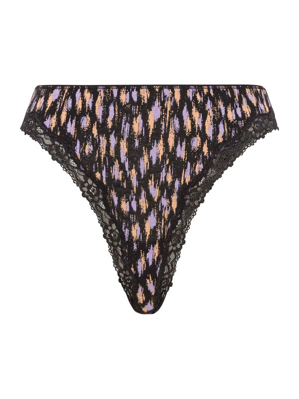 LSCN by LASCANA LSCN by LASCANA Tanga gaćice  svijetloljubičasta / narančasta / crna