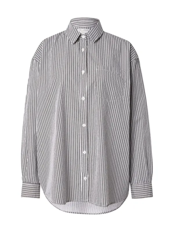LTB LTB Bluza 'Poneti'  crna / bijela
