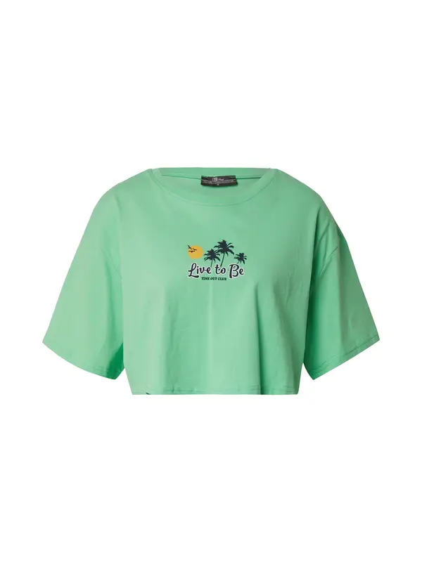 LTB LTB Majica 'Nomaka'  žuta / limeta / tamno narančasta / crna