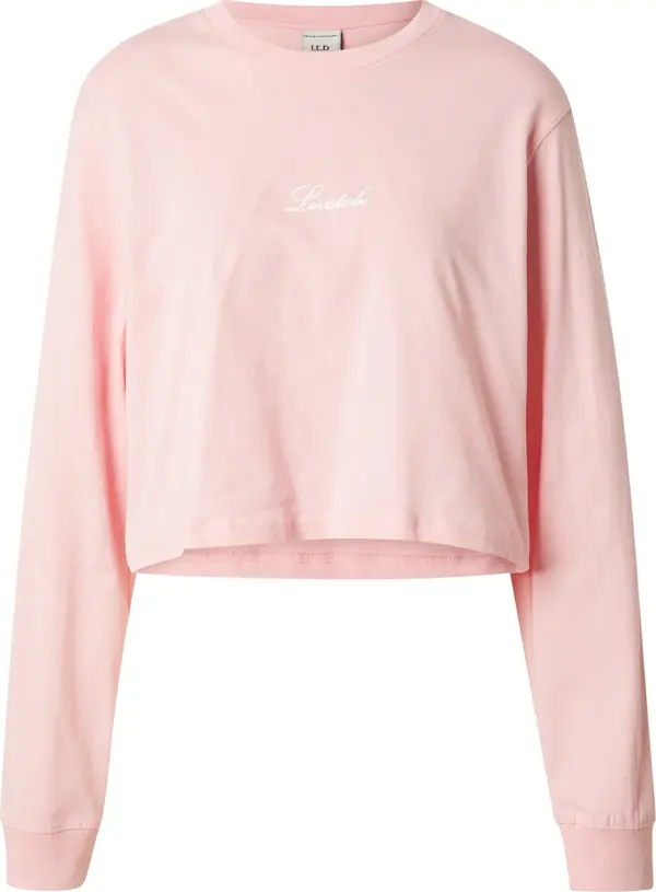 LTB LTB Sweater majica 'DOFENE'  roza / bijela
