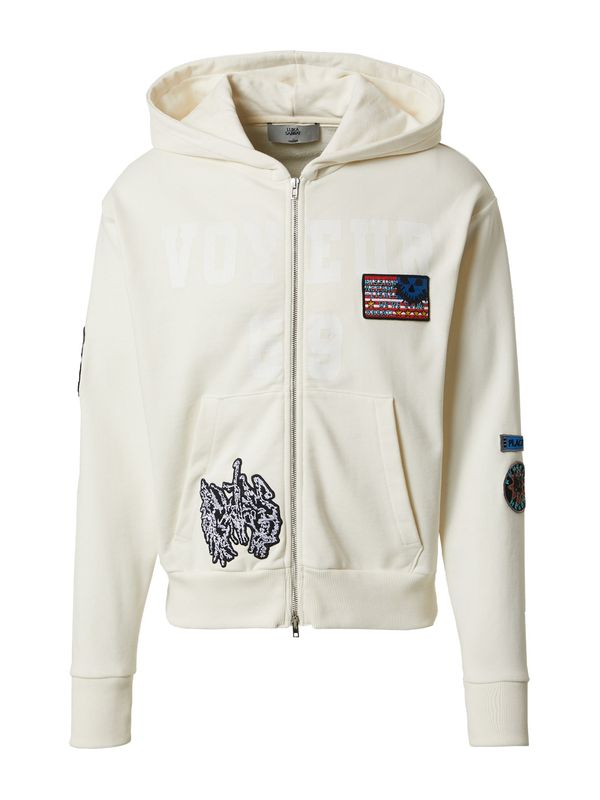 Luka Sabbat for ABOUT YOU Luka Sabbat for ABOUT YOU Gornji dio trenirke 'Kai'  miks boja / bijela