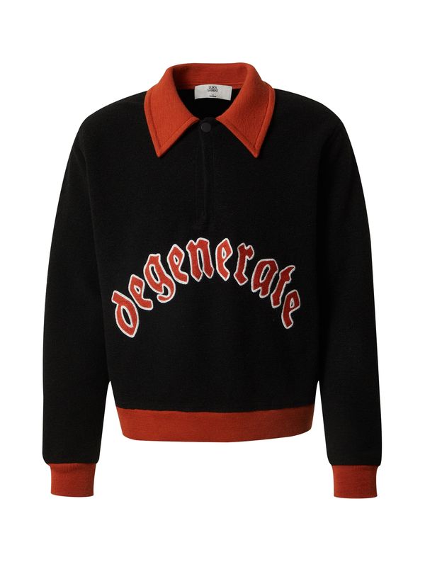 Luka Sabbat for ABOUT YOU Luka Sabbat for ABOUT YOU Pulover 'Ivan'  mornarsko plava / ciglasto crvena / bijela