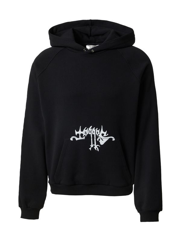 Luka Sabbat for ABOUT YOU Luka Sabbat for ABOUT YOU Sweater majica 'Lino'  crna / bijela