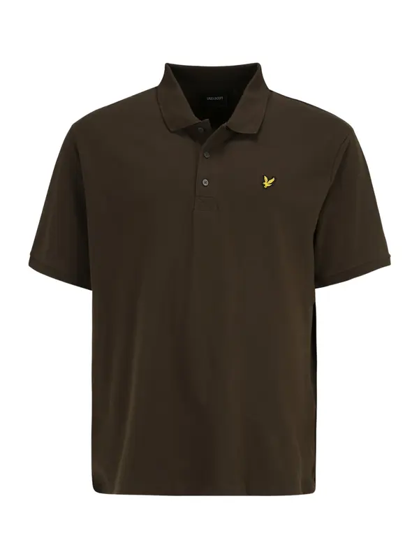 Lyle & Scott Big&Tall Lyle & Scott Big&Tall Majica  tamno smeđa / žuta