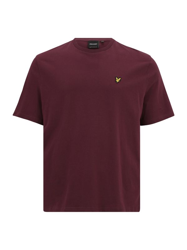 Lyle & Scott Big&Tall Lyle & Scott Big&Tall Majica  žuta / burgund