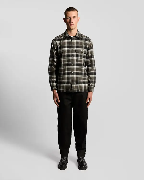 Lyle & Scott Lyle & Scott Košulja  smeđa / svijetlosiva / crna