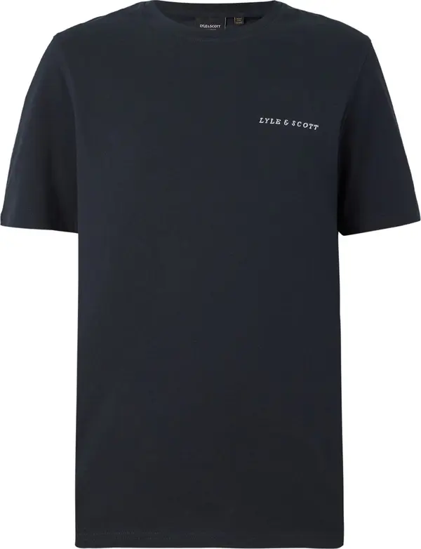 Lyle & Scott Lyle & Scott Majica  mornarsko plava / bijela