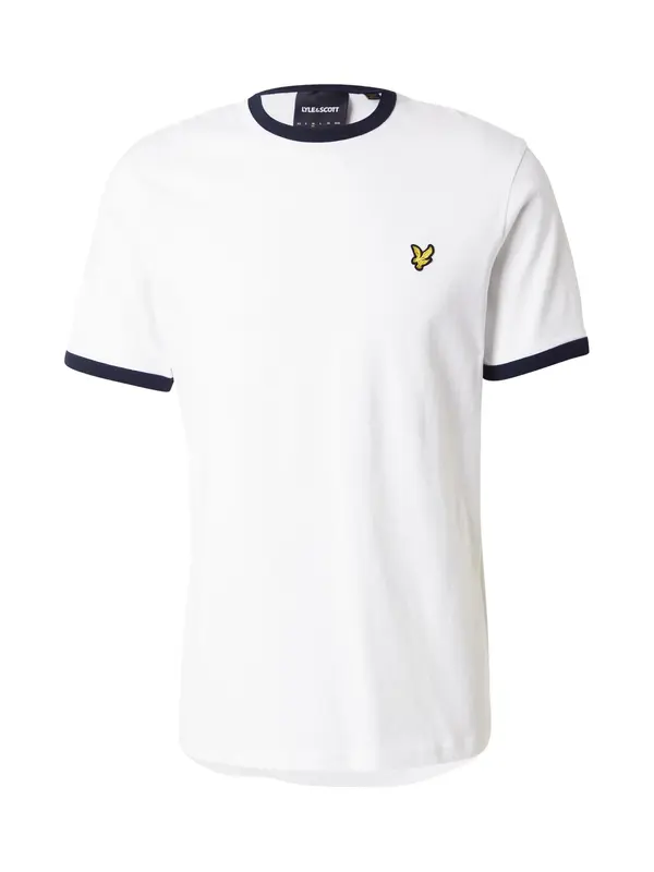 Lyle & Scott Lyle & Scott Majica 'Ringer'  noćno plava / žuta / bijela