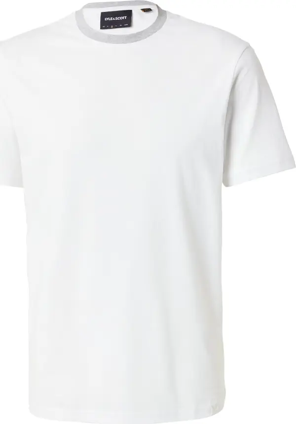 Lyle & Scott Lyle & Scott Majica  siva melange / bijela