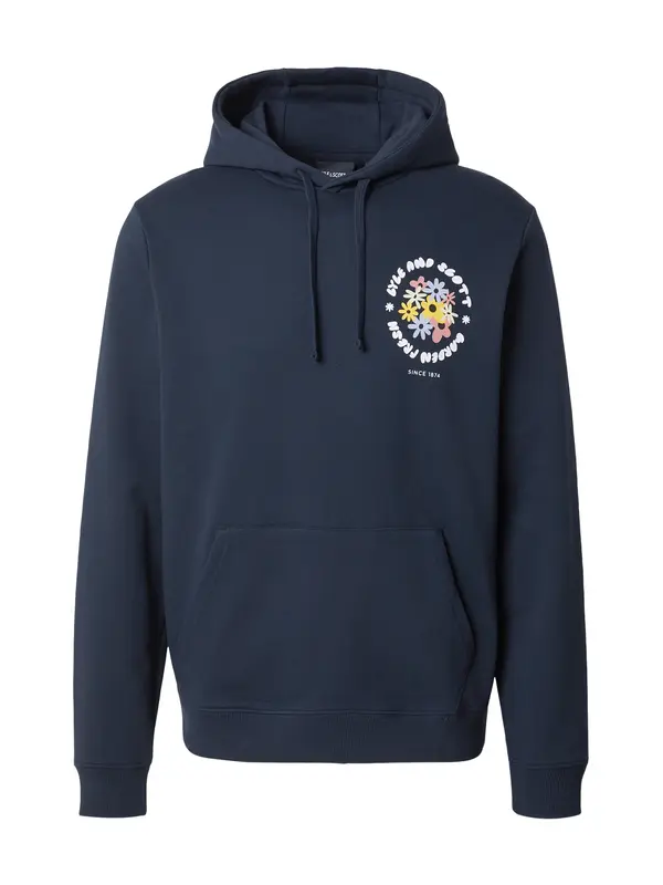 Lyle & Scott Lyle & Scott Sweater majica  mornarsko plava / svijetloplava / žuta / bijela