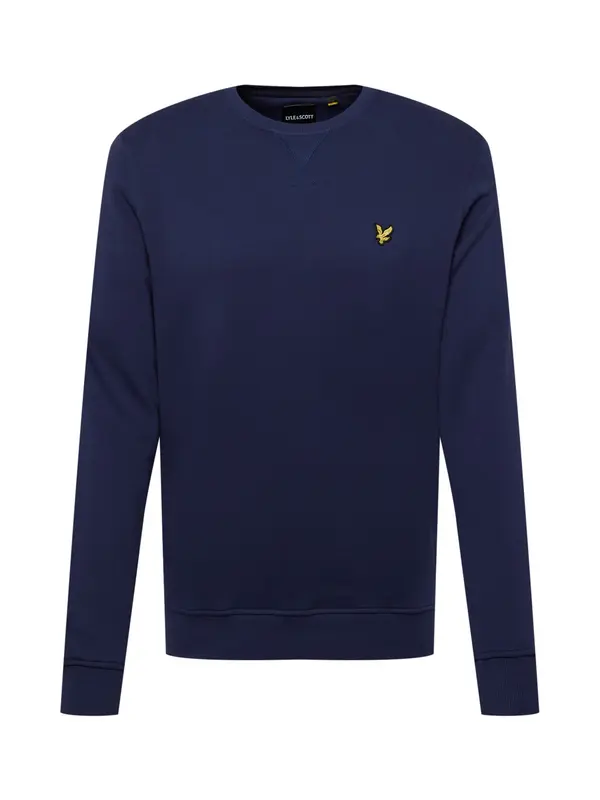 Lyle & Scott Lyle & Scott Sweater majica  ultra morsko plava / zlatno žuta
