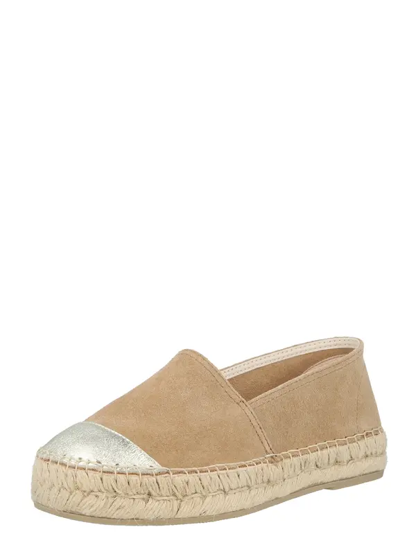 MACARENA MACARENA Espadrile 'Elisa 3'  taupe siva / srebro
