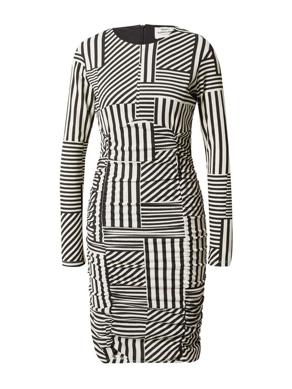 MADS NORGAARD COPENHAGEN MADS NORGAARD COPENHAGEN Haljina 'Pollux Amelia'  crna / bijela