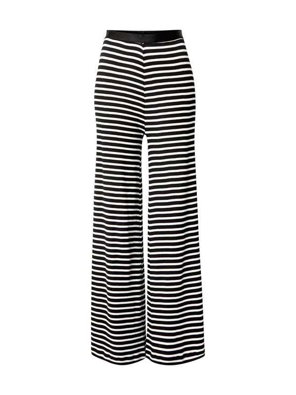 MADS NORGAARD COPENHAGEN MADS NORGAARD COPENHAGEN Hlače  crna / bijela