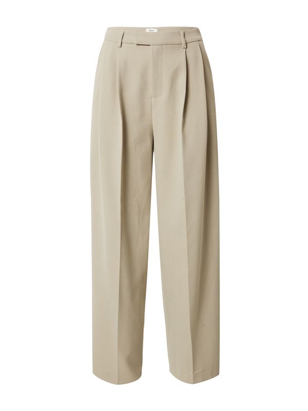 MADS NORGAARD COPENHAGEN MADS NORGAARD COPENHAGEN Hlače s naborima  boja slonovače