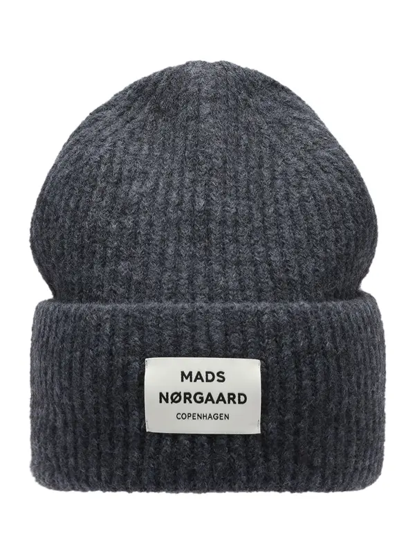 MADS NORGAARD COPENHAGEN MADS NORGAARD COPENHAGEN Kapa 'Tosca Anju'  tamo siva / bijela