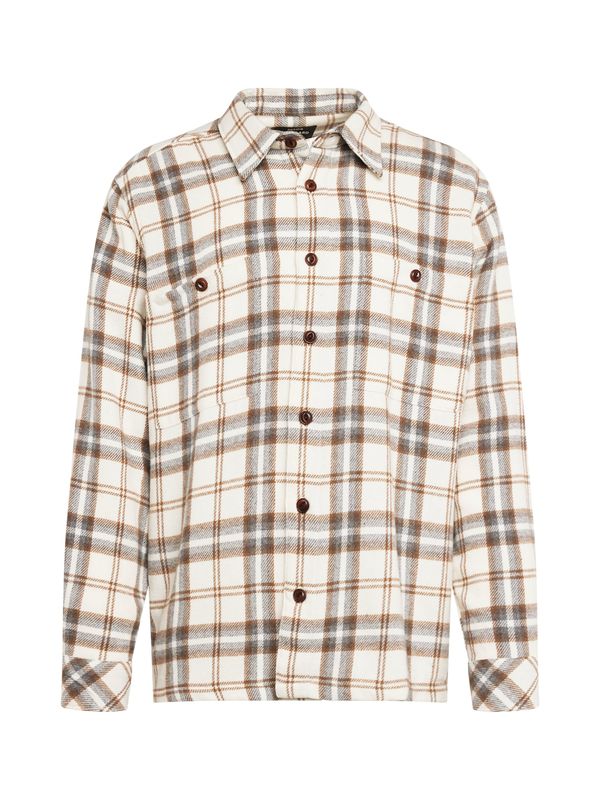 MADS NORGAARD COPENHAGEN MADS NORGAARD COPENHAGEN Košulja  smeđa / svijetlosmeđa / siva