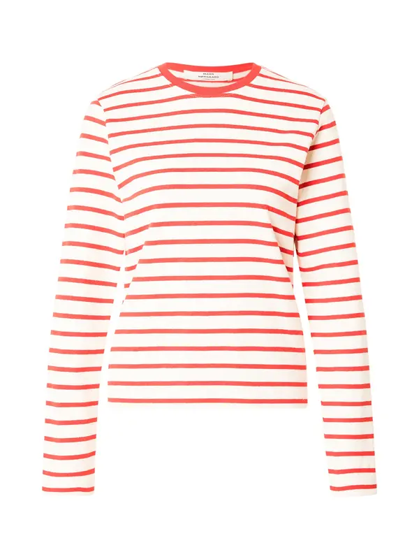 MADS NORGAARD COPENHAGEN MADS NORGAARD COPENHAGEN Majica  crvena / bijela