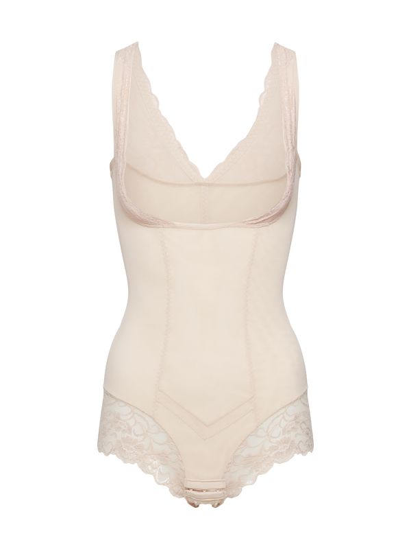 MAGIC Bodyfashion MAGIC Bodyfashion Bodi za oblikovanje 'Control Body'  bež / bijela