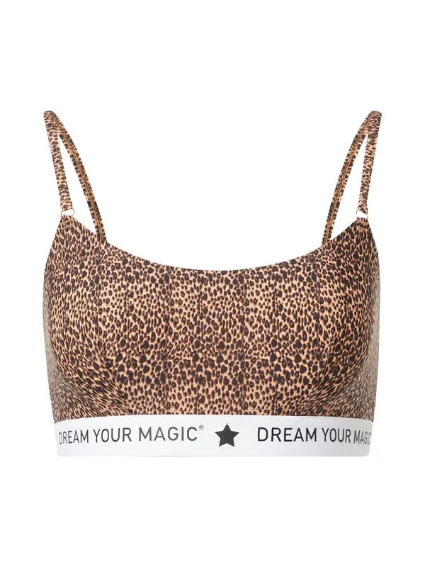 MAGIC Bodyfashion MAGIC Bodyfashion Grudnjak 'Dream Your MAGIC'  smeđa / svijetlosmeđa / crna / bijela