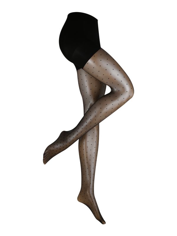 MAGIC Bodyfashion MAGIC Bodyfashion Najlonske hulahopke 'Sexy Dots'  crna