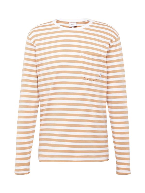 MAKIA MAKIA Majica 'Verkstad'  boja devine dlake (camel) / bijela