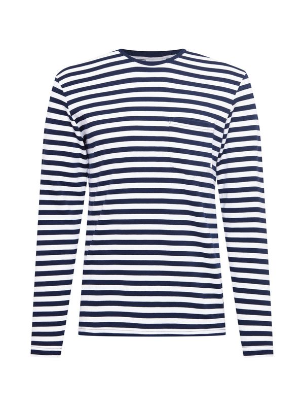 MAKIA MAKIA Majica 'Verkstad'  mornarsko plava / bijela