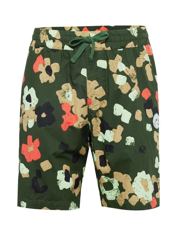 Maloja Maloja Sportske hlače 'Balme'  boja devine dlake (camel) / travnato zelena / crna / bijela