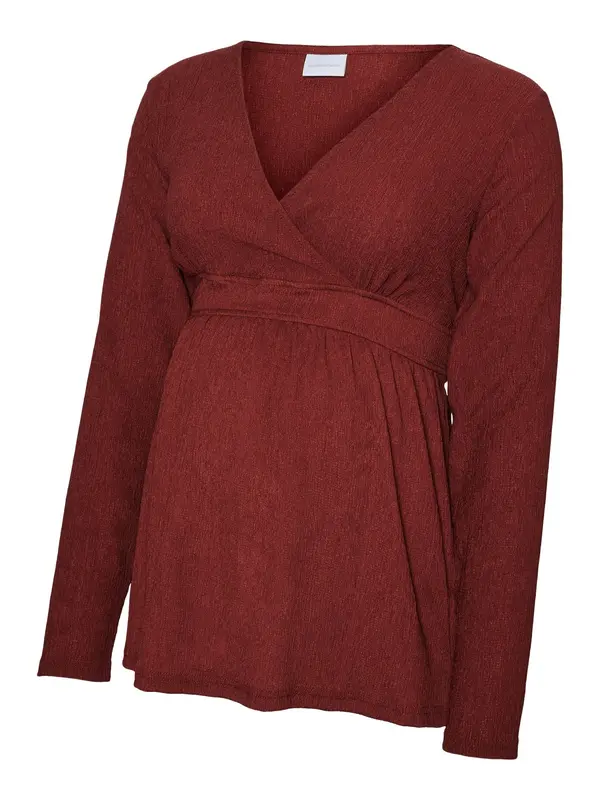 MAMALICIOUS MAMALICIOUS Bluza 'Caileen'  hrđavo crvena