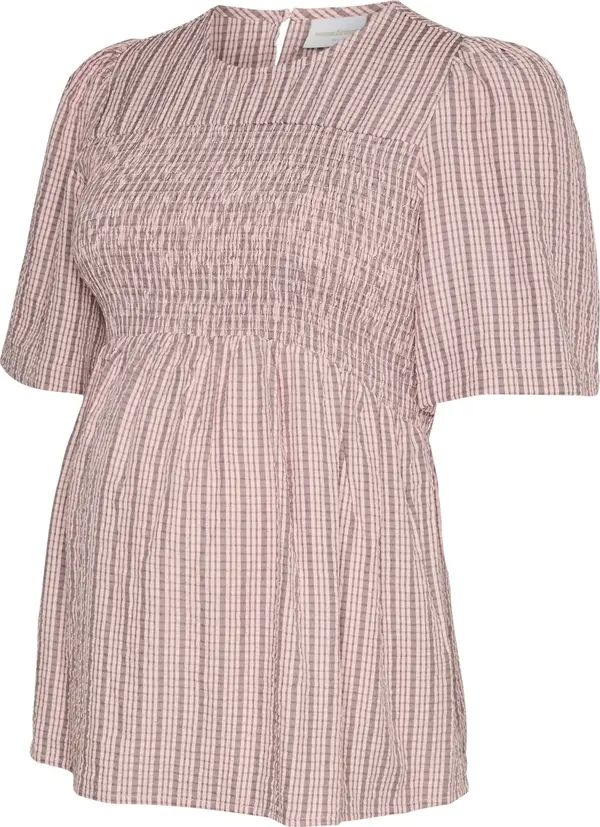 MAMALICIOUS MAMALICIOUS Bluza 'Ida'  siva / roza