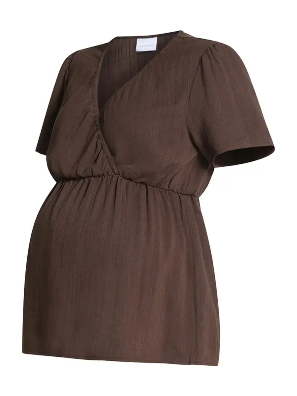 MAMALICIOUS MAMALICIOUS Bluza 'MLHANNA TESS'  smeđa