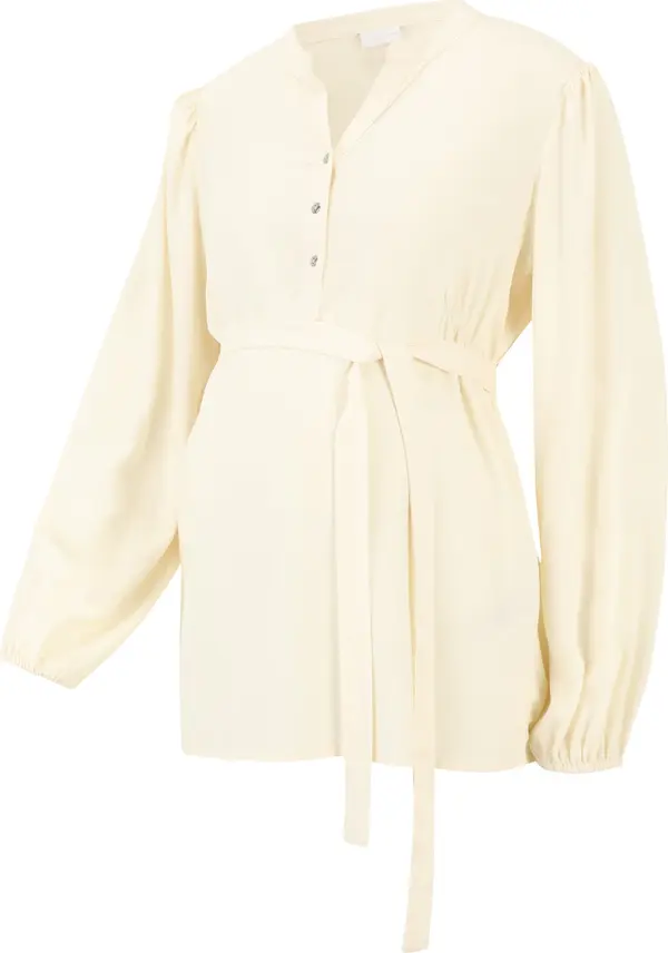 MAMALICIOUS MAMALICIOUS Bluza 'MLMercy Lia'  ecru/prljavo bijela