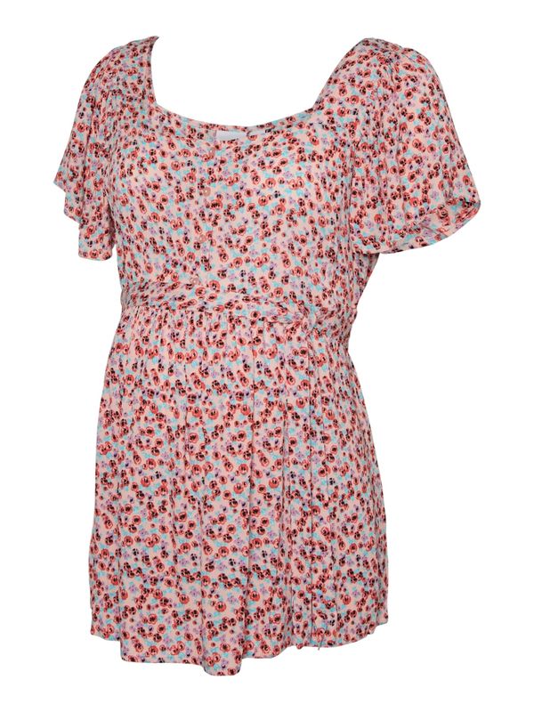 MAMALICIOUS MAMALICIOUS Bluza 'NIKI LIA'  roza / roza / svijetlocrvena / crna