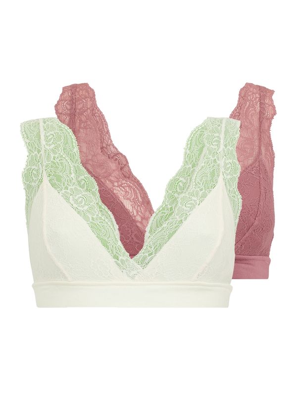 MAMALICIOUS MAMALICIOUS Grudnjak 'MLADIA TESS'  svijetlozelena / prljavo roza / bijela