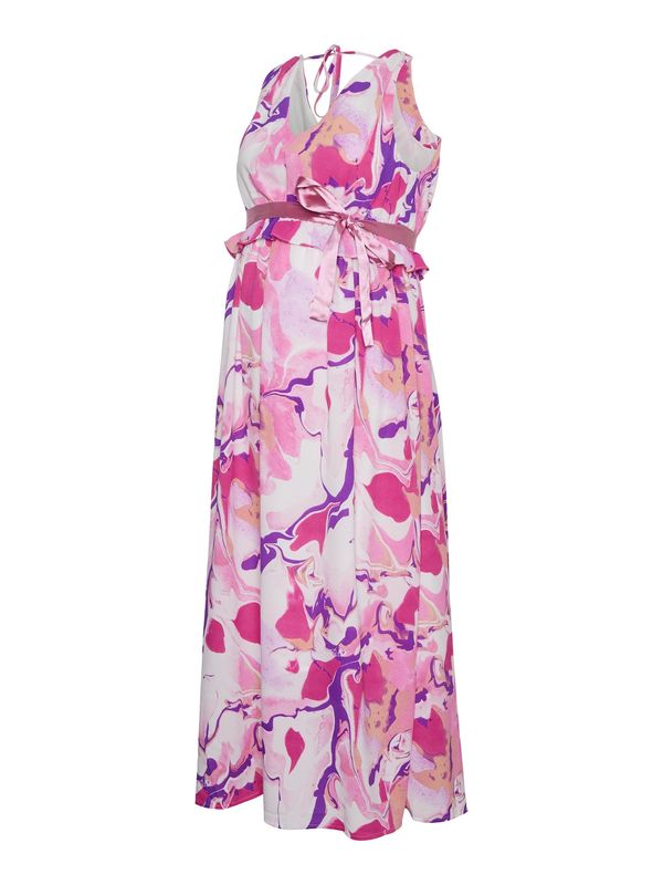 MAMALICIOUS MAMALICIOUS Haljina 'Esra'  ljubičasta / roza / roza / bijela