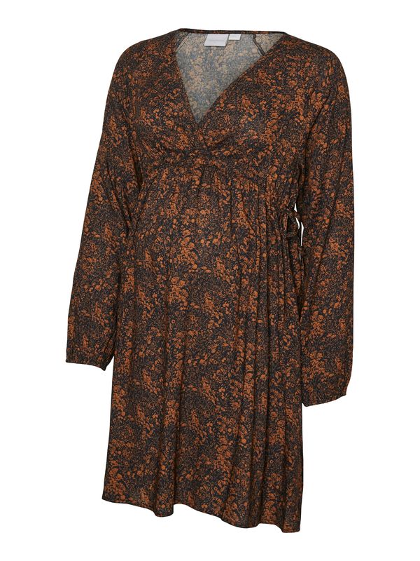 MAMALICIOUS MAMALICIOUS Haljina 'MLMAY TESS'  mornarsko plava / konjak