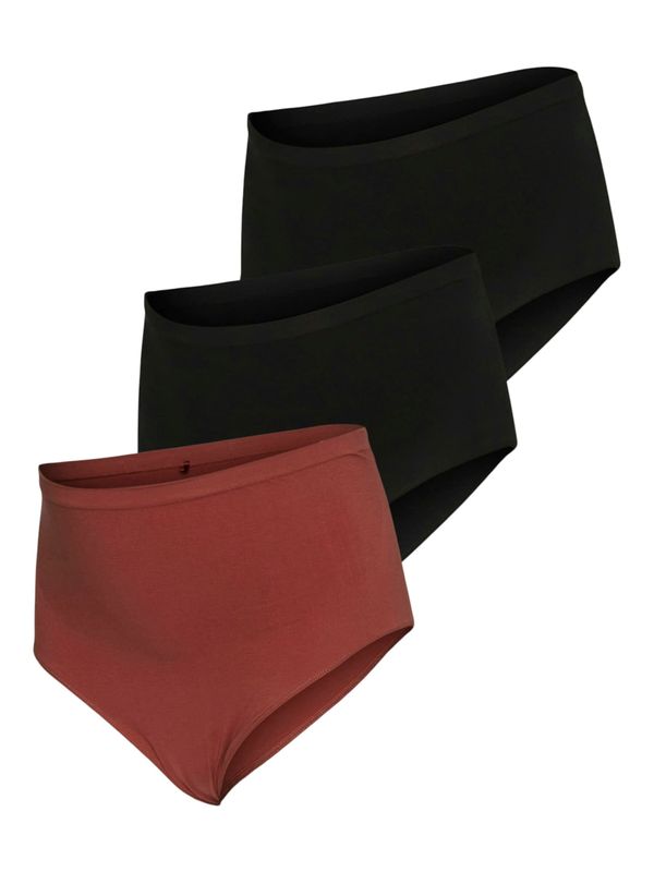 MAMALICIOUS MAMALICIOUS Hipster gaćice 'MLHEAL'  burgund / crna