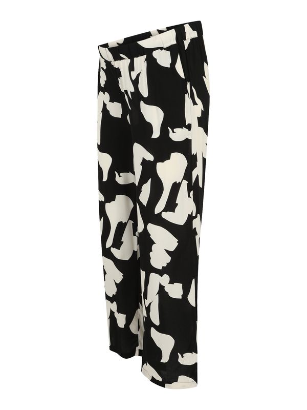 MAMALICIOUS MAMALICIOUS Hlače  crna / bijela