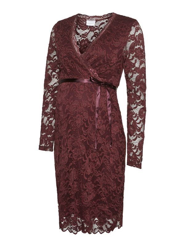 MAMALICIOUS MAMALICIOUS Koktel haljina 'MLMIVANA'  boja vina