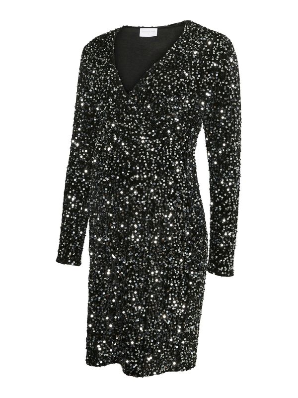 MAMALICIOUS MAMALICIOUS Koktel haljina 'MLSASSY'  crna