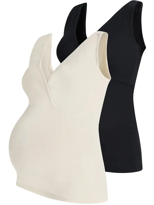 MAMALICIOUS MAMALICIOUS Top  bež / crna