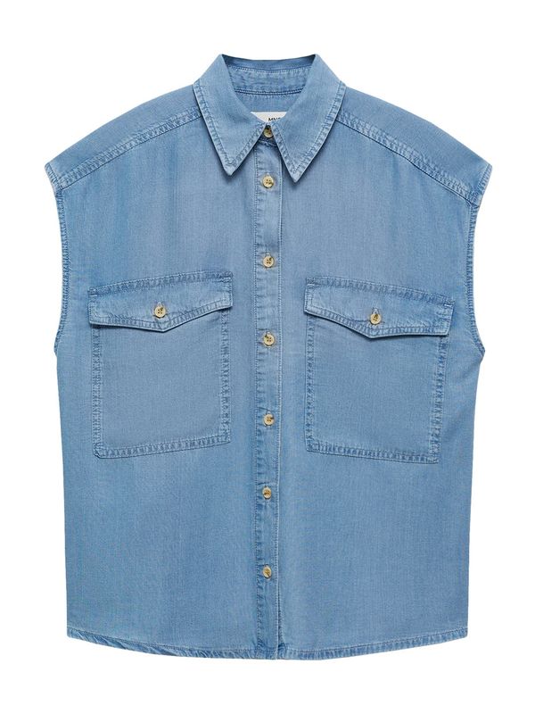 MANGO MANGO Bluza 'ALESSIA'  plavi traper