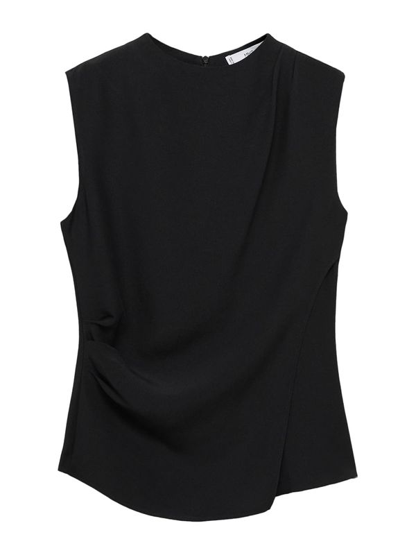 MANGO MANGO Bluza 'AREA'  crna