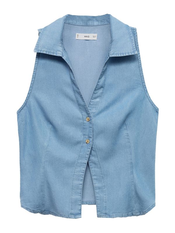 MANGO MANGO Bluza 'BIANCA'  plavi traper