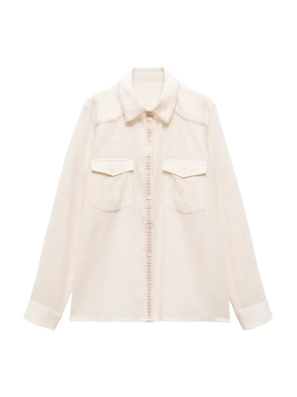 Mango MANGO Bluza 'Bonnie'  prljavo bijela