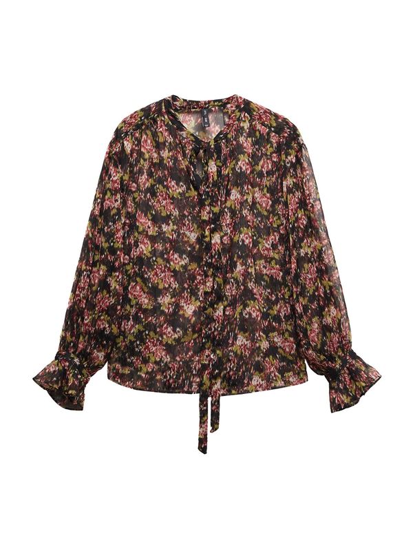 MANGO MANGO Bluza 'CAROL'  jabuka / svijetlocrvena / crna / bijela