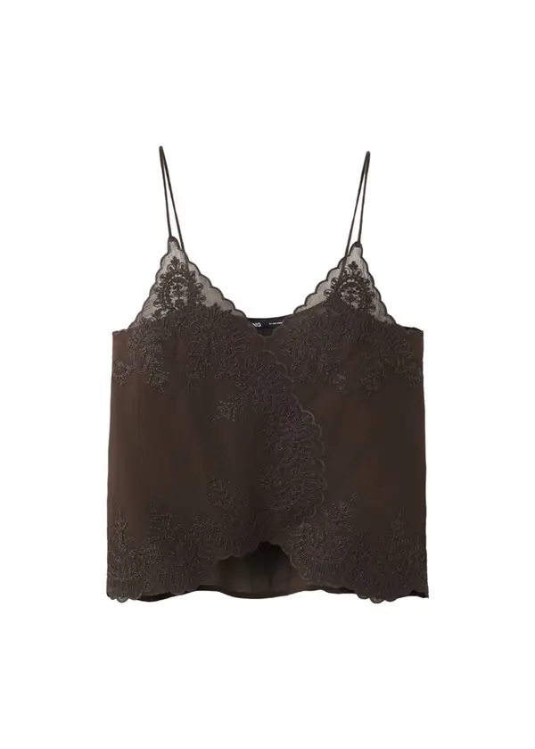 MANGO MANGO Bluza 'Dario'  čokolada