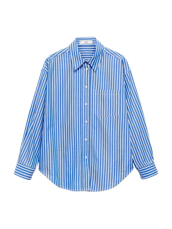 MANGO MANGO Bluza 'DOUBLE'  plava / bijela